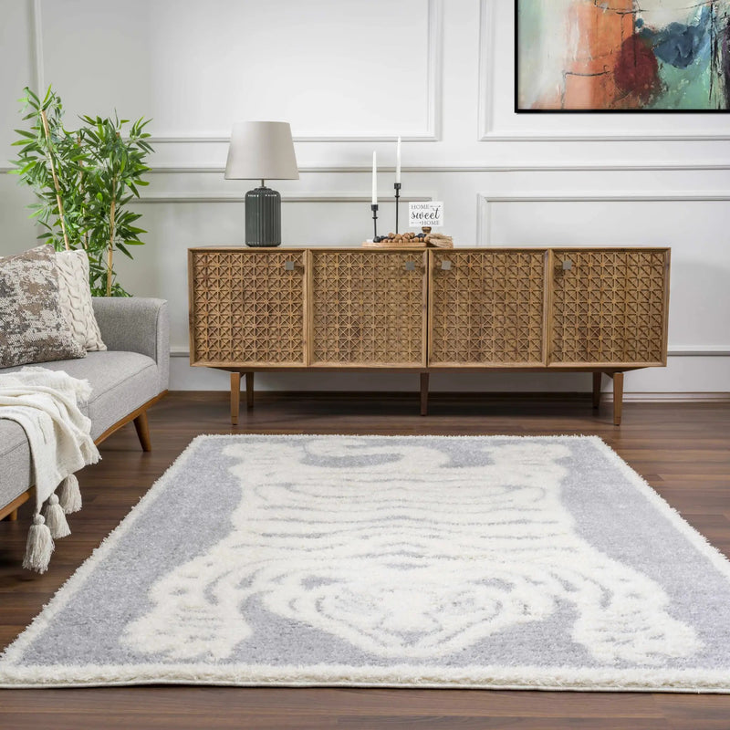 Zane Gray Tibetan Tiger Area Rug - Clearance by Boutique Rugs