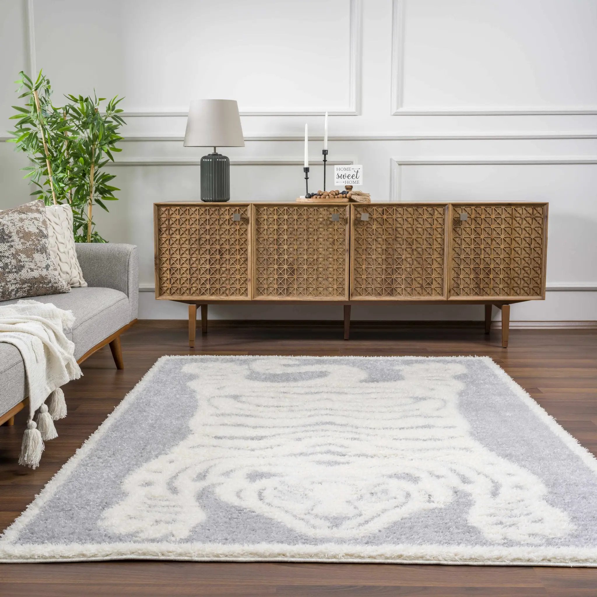 Zane Gray Tibetan Tiger Area Rug - Clearance by Boutique Rugs