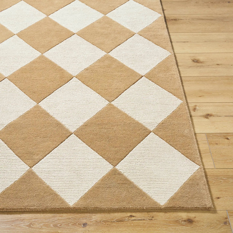 Aradia Tan Area Rug by Boutique Rugs