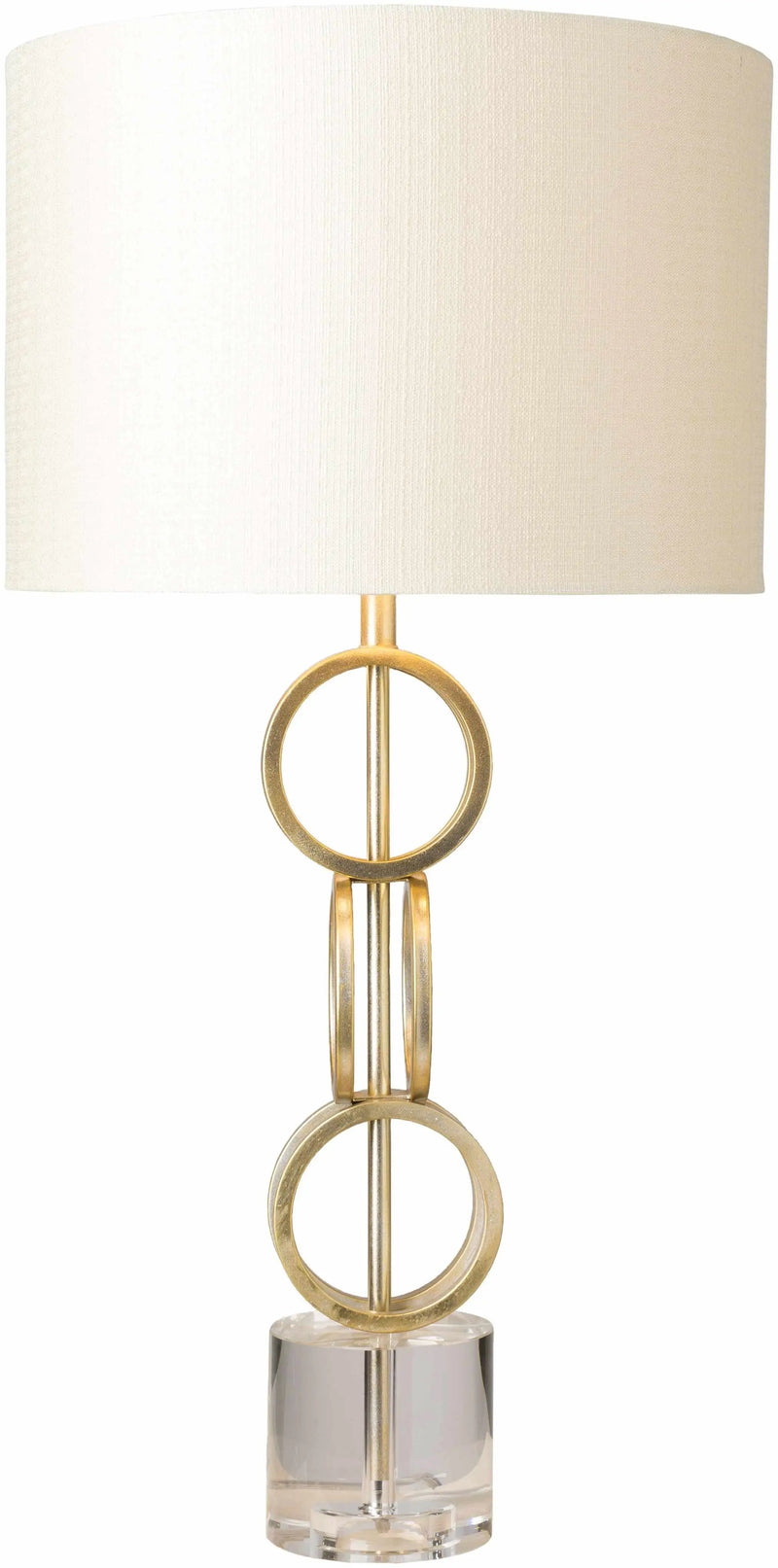 Zell Gold Crystal Table Lamp - Clearance by Boutique Rugs