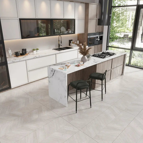 Gray 24x48 Matte Porcelain Large Format Tile (2 pack, 15.49 sq ft/case)