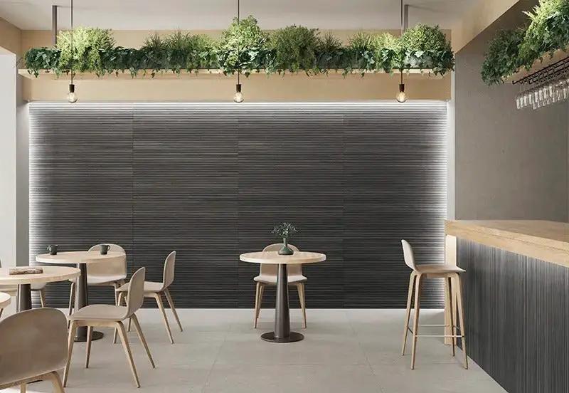 Charcoal Black 24x48 Matte Porcelain Large Format Tile (2 pack, 15.5 sq ft/case) by Apollo Tile