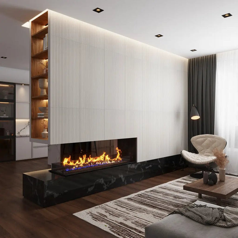 Pearl White 24x48 Matte Porcelain Large Format Tile (2 pack, 15.5 sq ft/case) by Apollo Tile