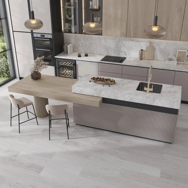 Gray 8x48 Matte Porcelain Large Format Tile (6 pack, 15.49 sq ft/case)