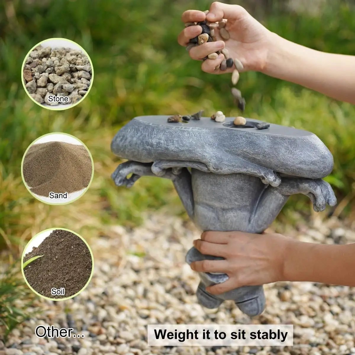 Zen Garden Meditating Yoga Frog Statue by HomePacific