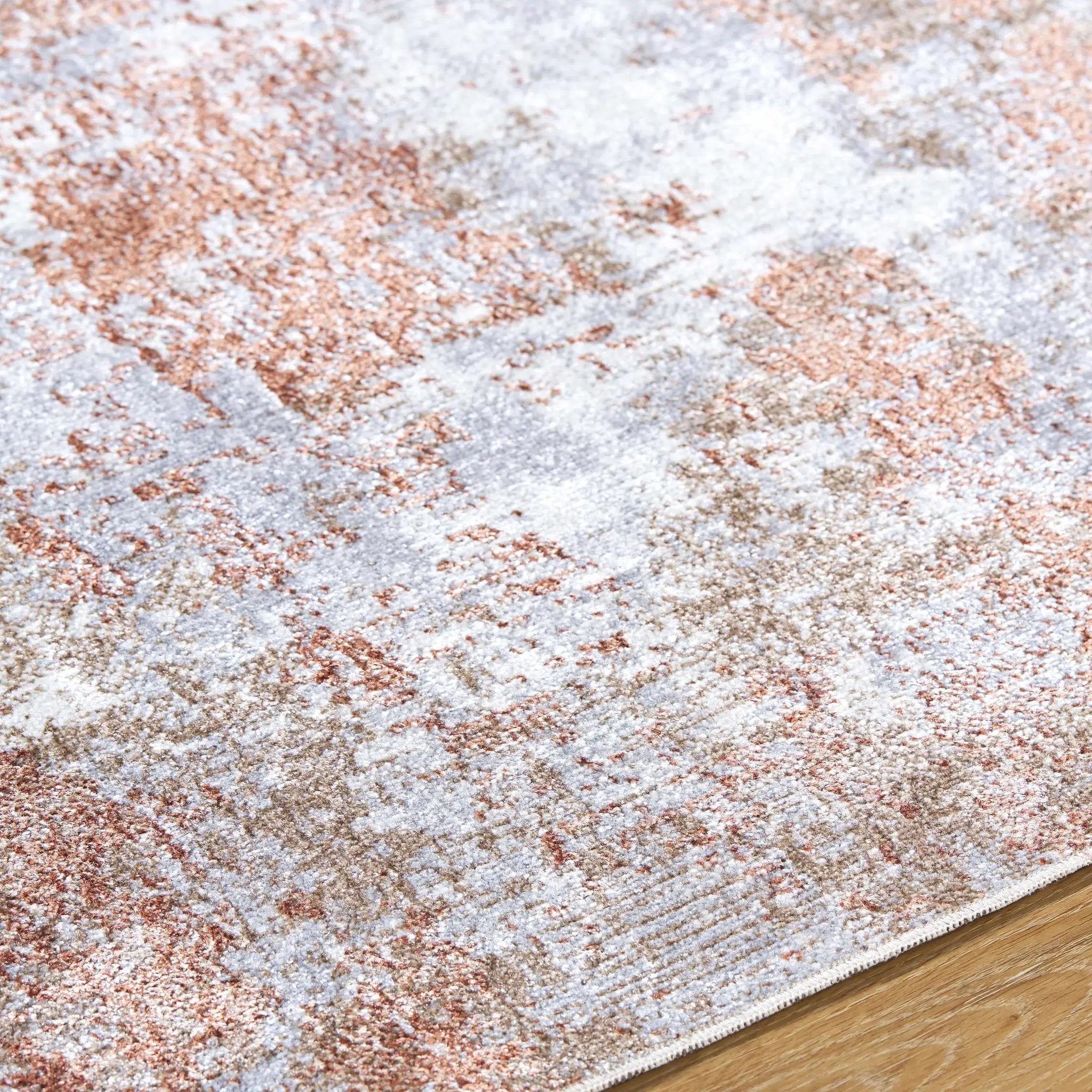 Anitra Brown Washable Area Rug by Boutique Rugs