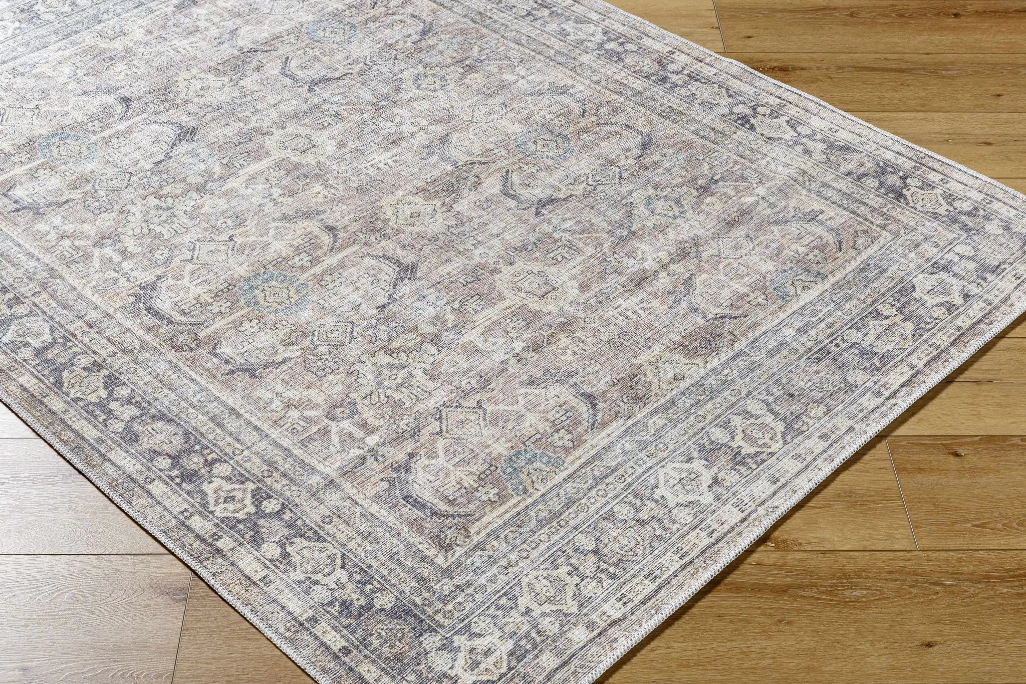 Darling Machine Woven Becki Owens x LIVABLISS BODA-2300 Washable Area Rug by Boutique Rugs