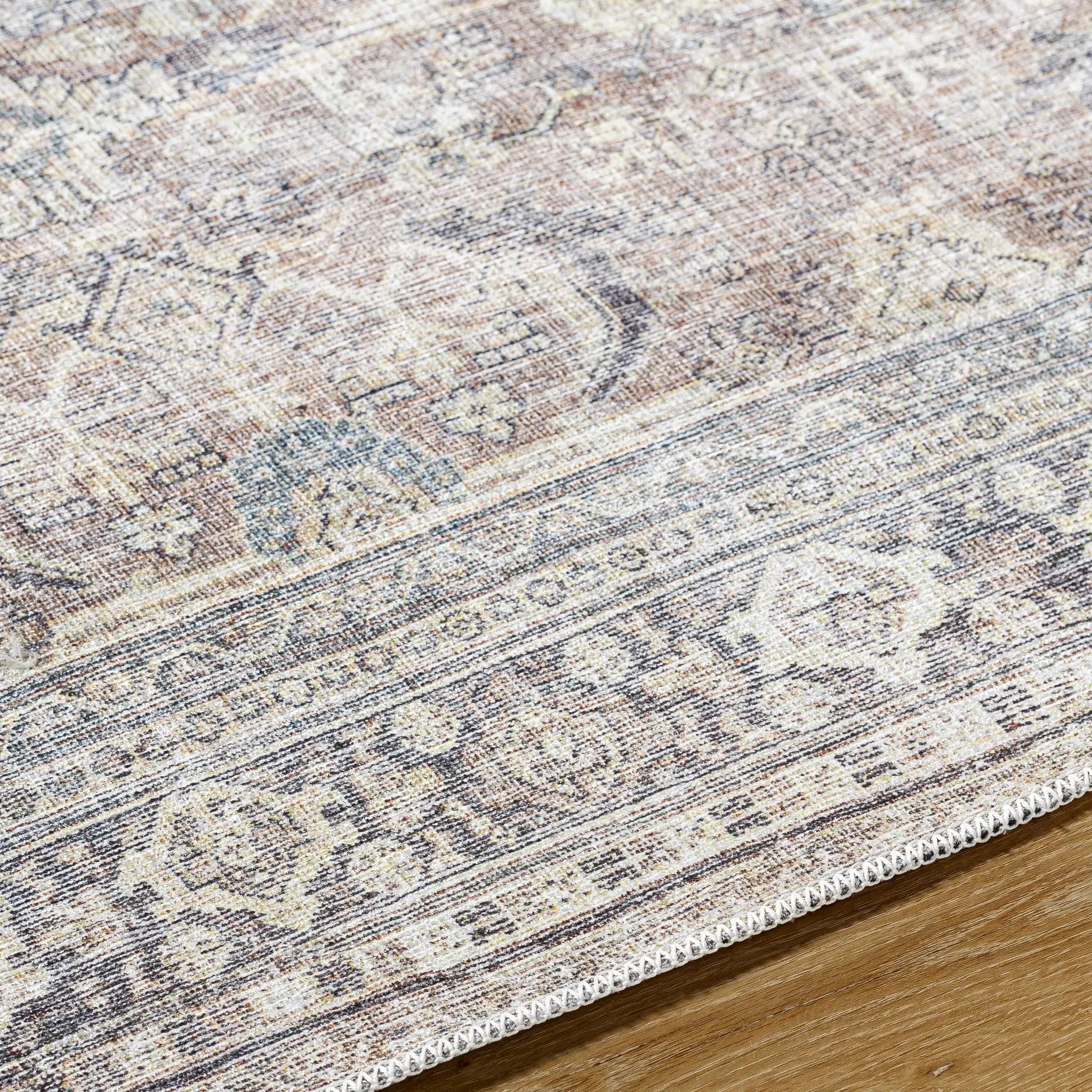 Darling Machine Woven Becki Owens x LIVABLISS BODA-2300 Washable Area Rug by Boutique Rugs