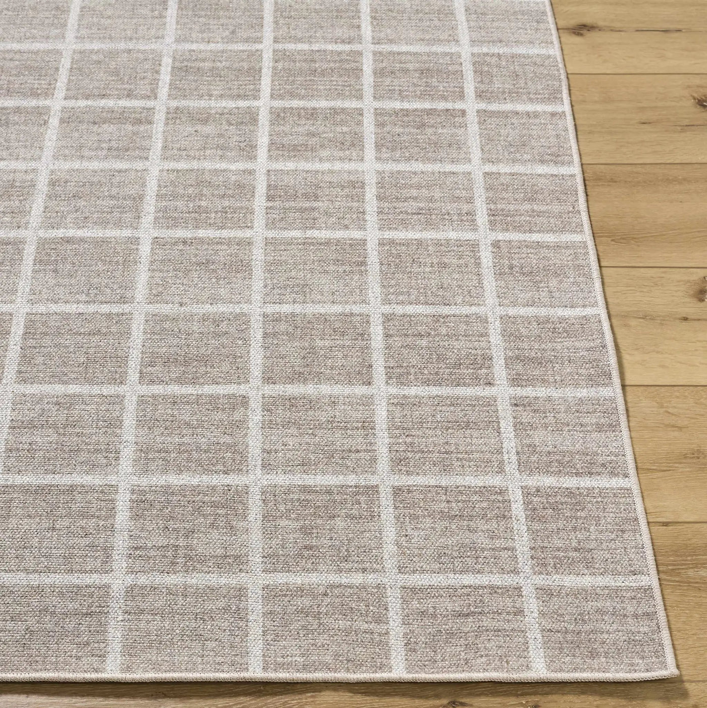 Anicet Checkered Washable Wool Area Rug by Boutique Rugs