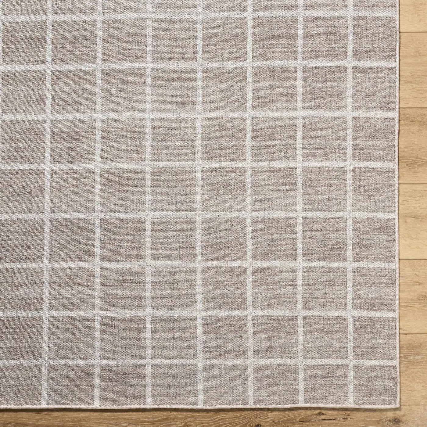 Anicet Checkered Washable Wool Area Rug by Boutique Rugs