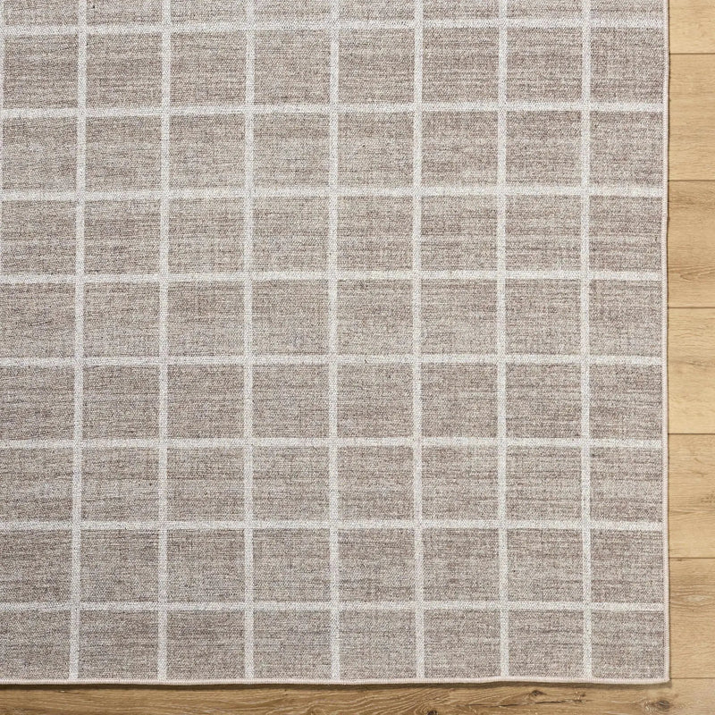 Anicet Checkered Washable Wool Area Rug by Boutique Rugs