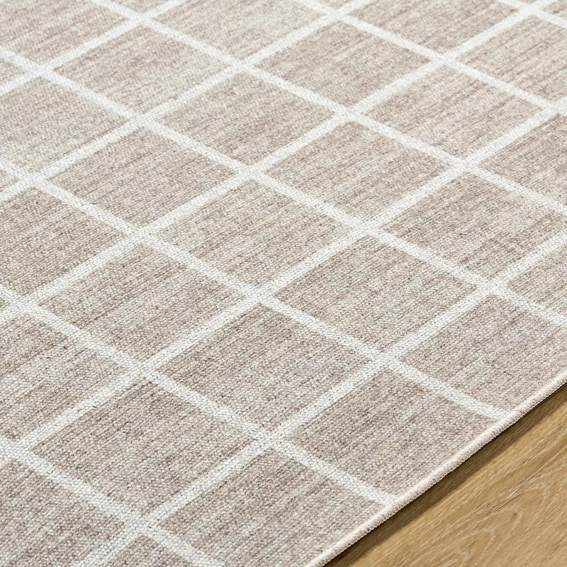 Anicet Checkered Washable Wool Area Rug by Boutique Rugs