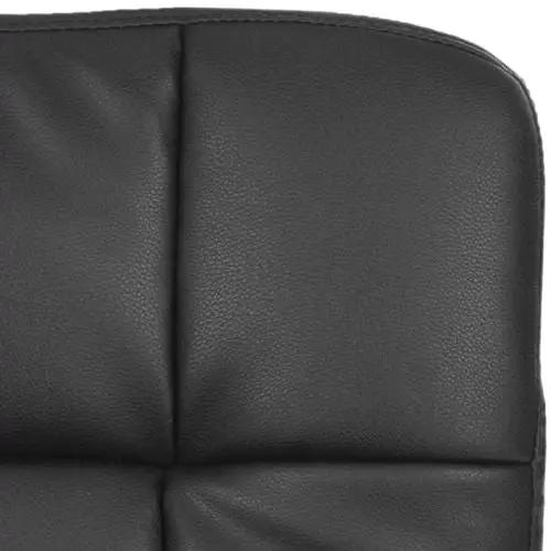 Modern Black Faux Leather Cushion Home Office Desk Chair by HomePacific