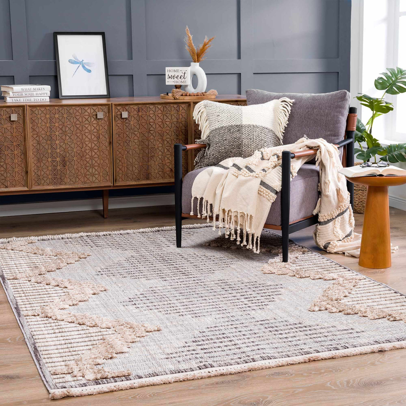 Maulawin High-Low Rustic Rug by Boutique Rugs