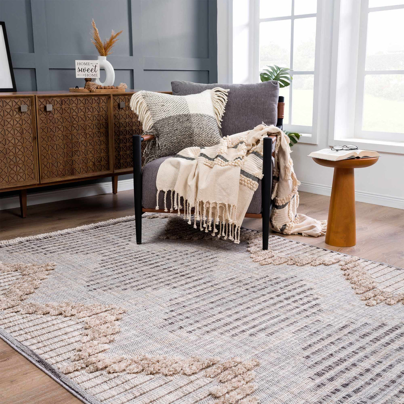 Maulawin High-Low Rustic Rug by Boutique Rugs