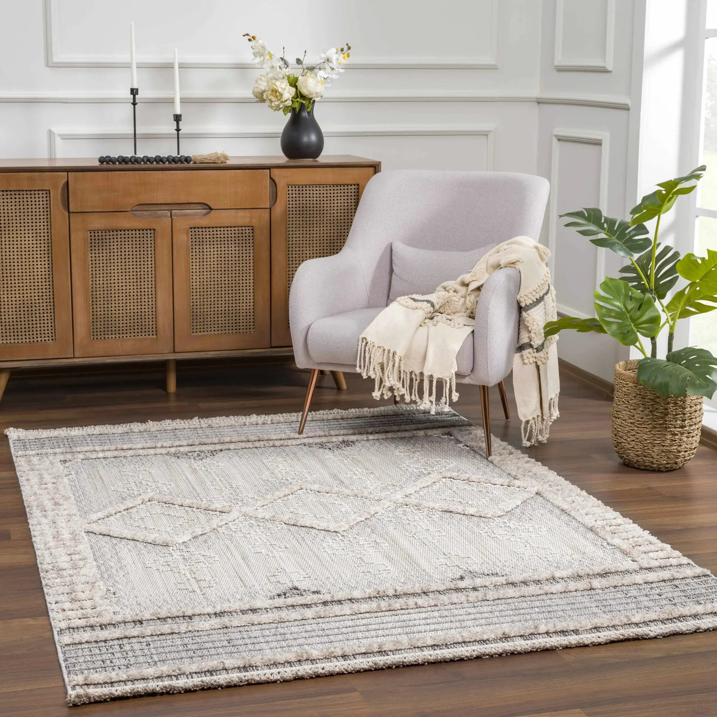 Amaga High-Low Rustic Rug by Boutique Rugs