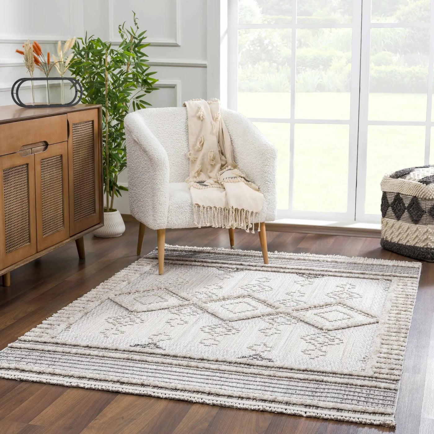 Amaga High-Low Rustic Rug by Boutique Rugs