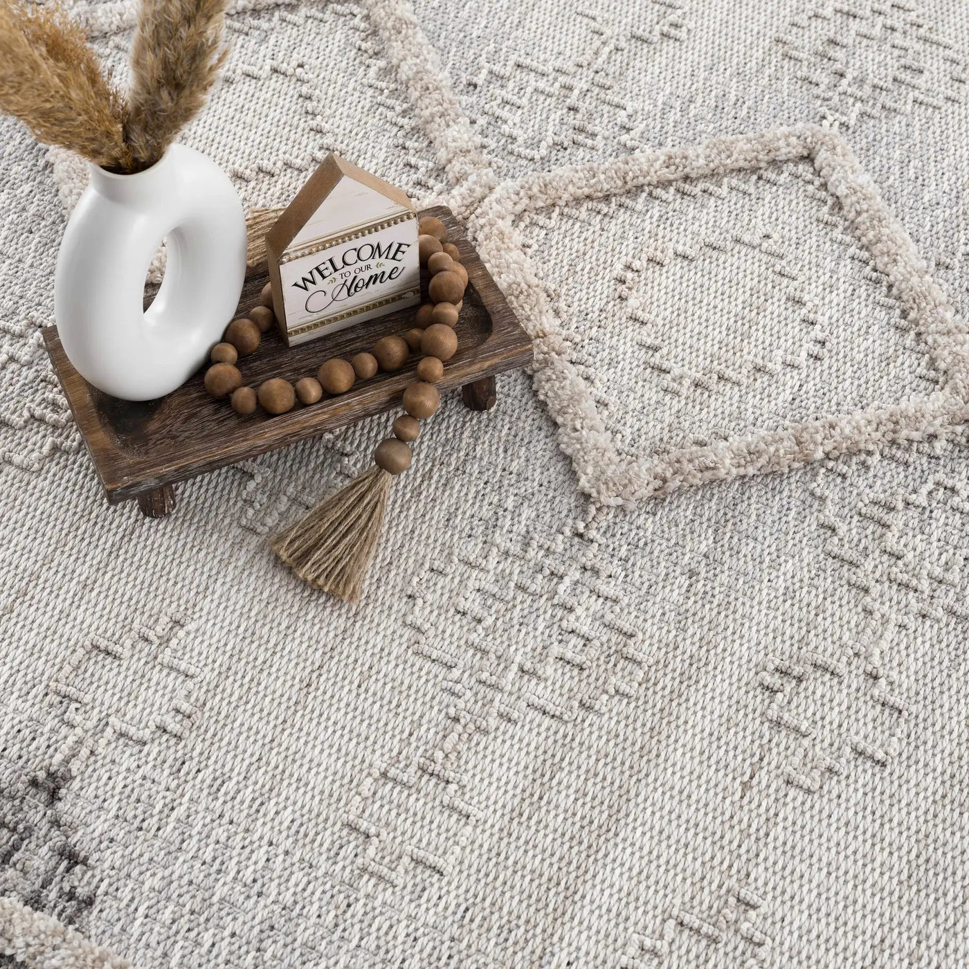 Amaga High-Low Rustic Rug by Boutique Rugs