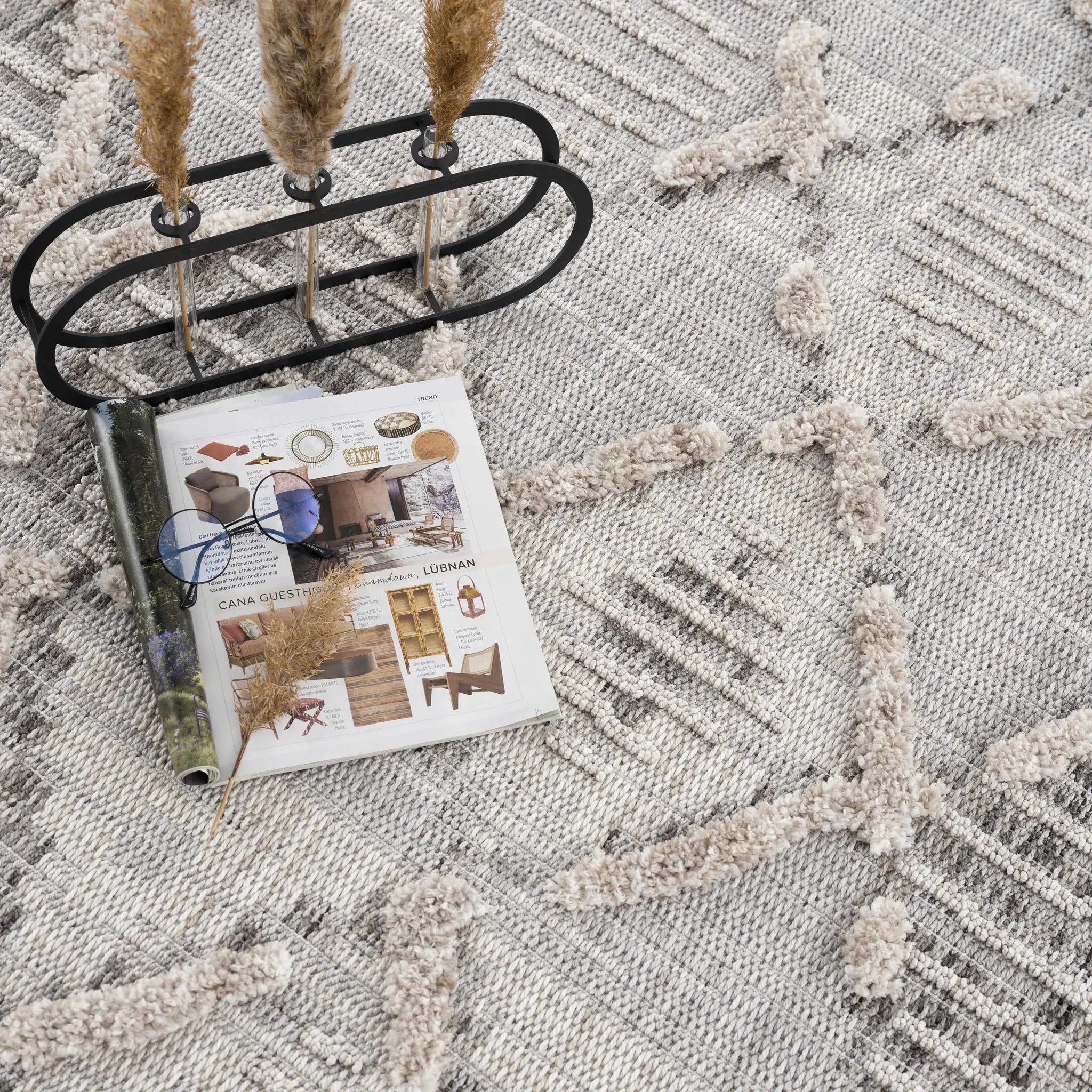 Bogtong High-Low Rustic Rug by Boutique Rugs