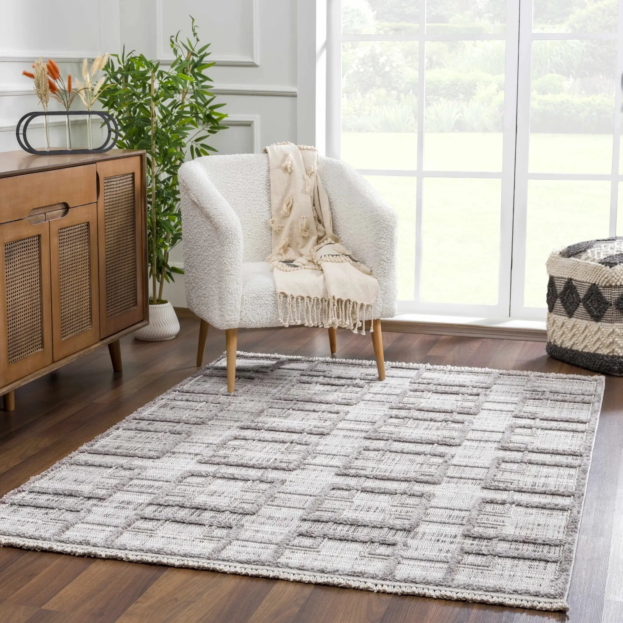 Knocklyon High-Low Rustic Rug by Boutique Rugs