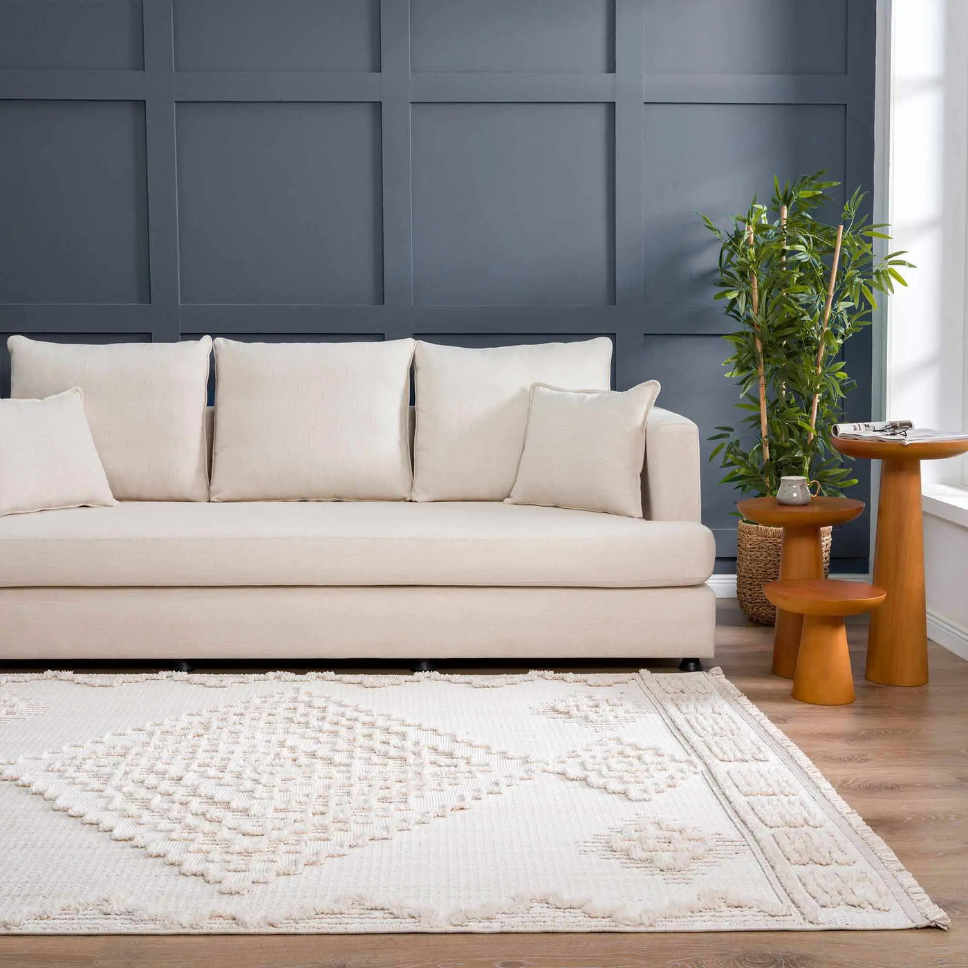 Rosales High-Low Rustic Rug by Boutique Rugs