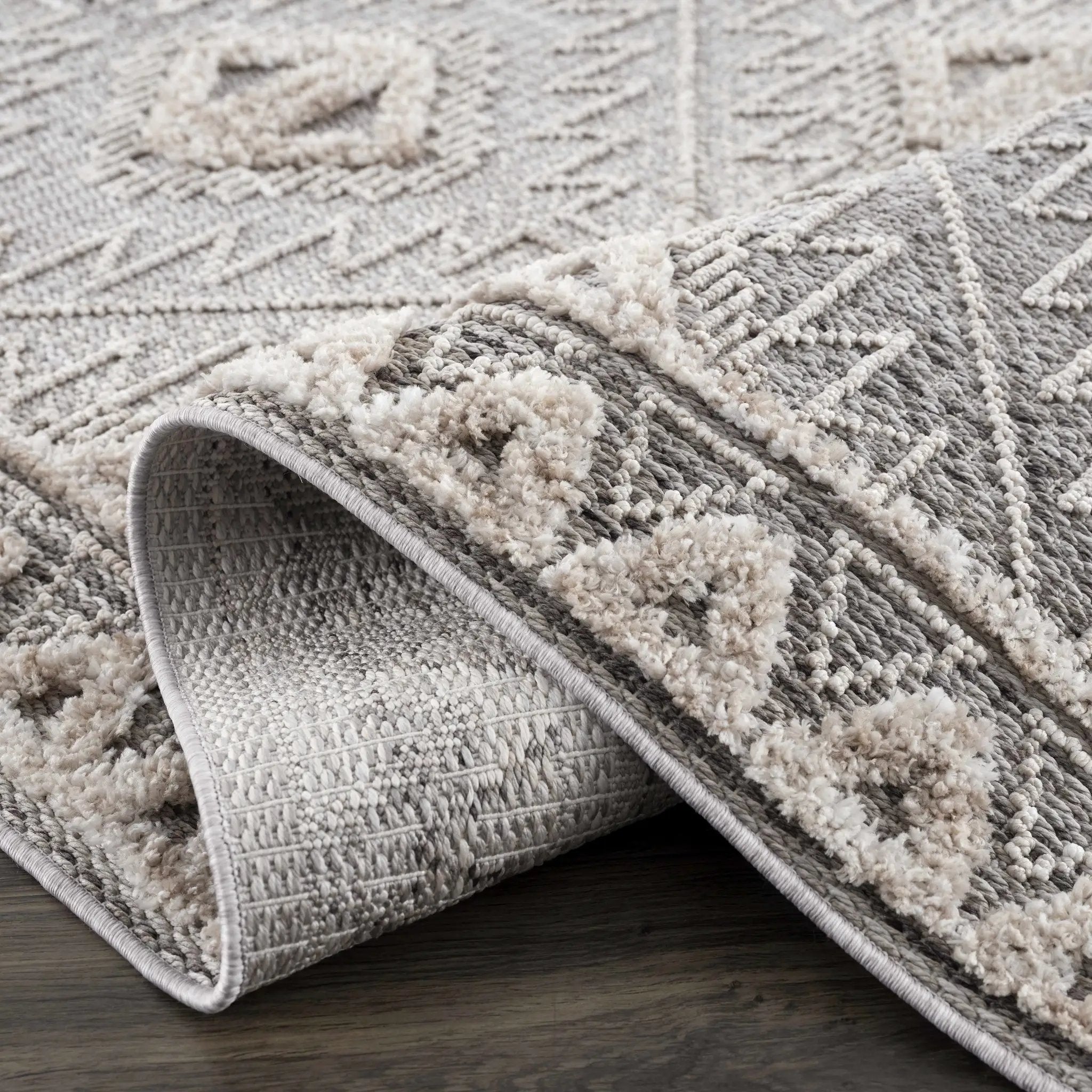 Agoo High-Low Pile Rustic Rug by Boutique Rugs