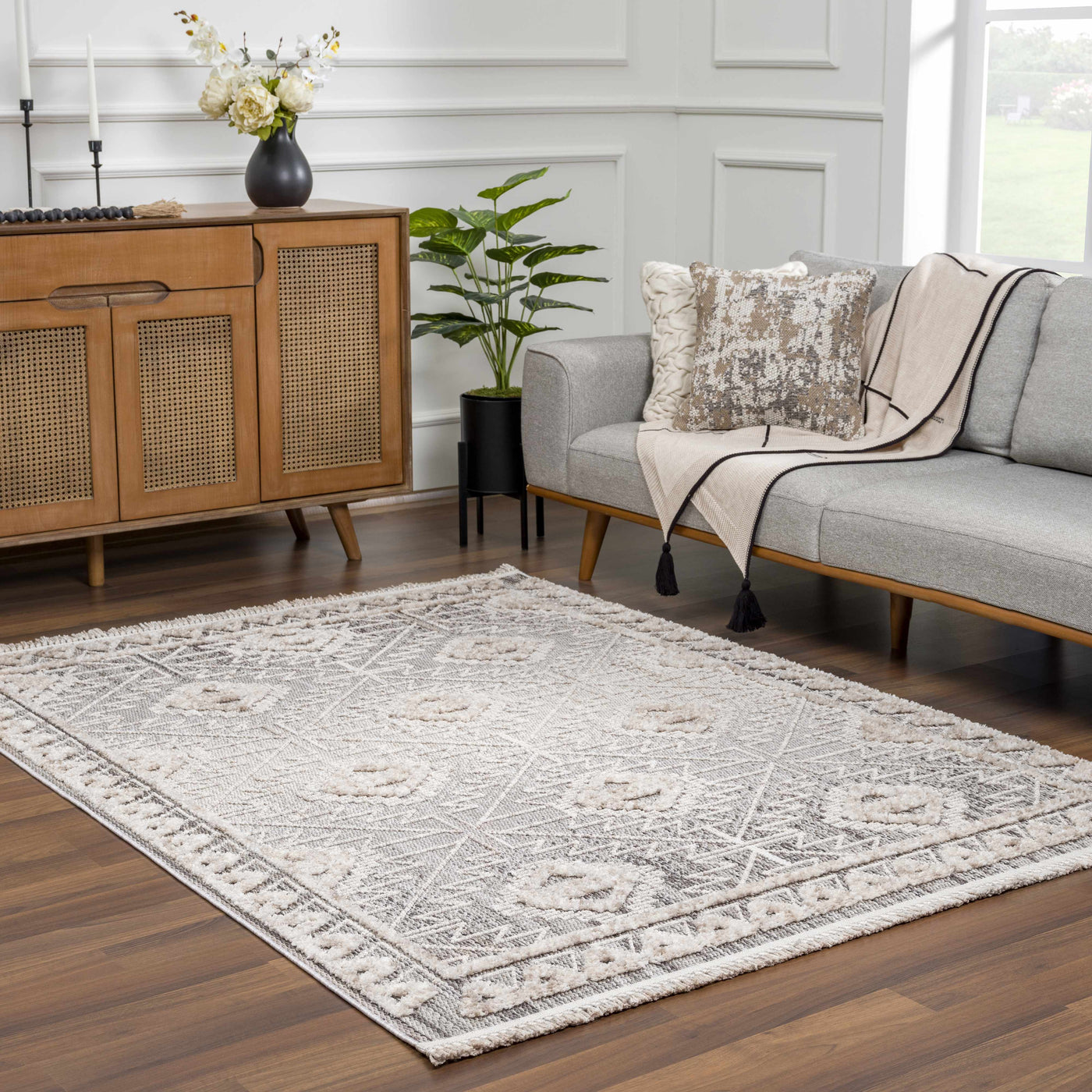 Agoo High-Low Pile Rustic Rug by Boutique Rugs