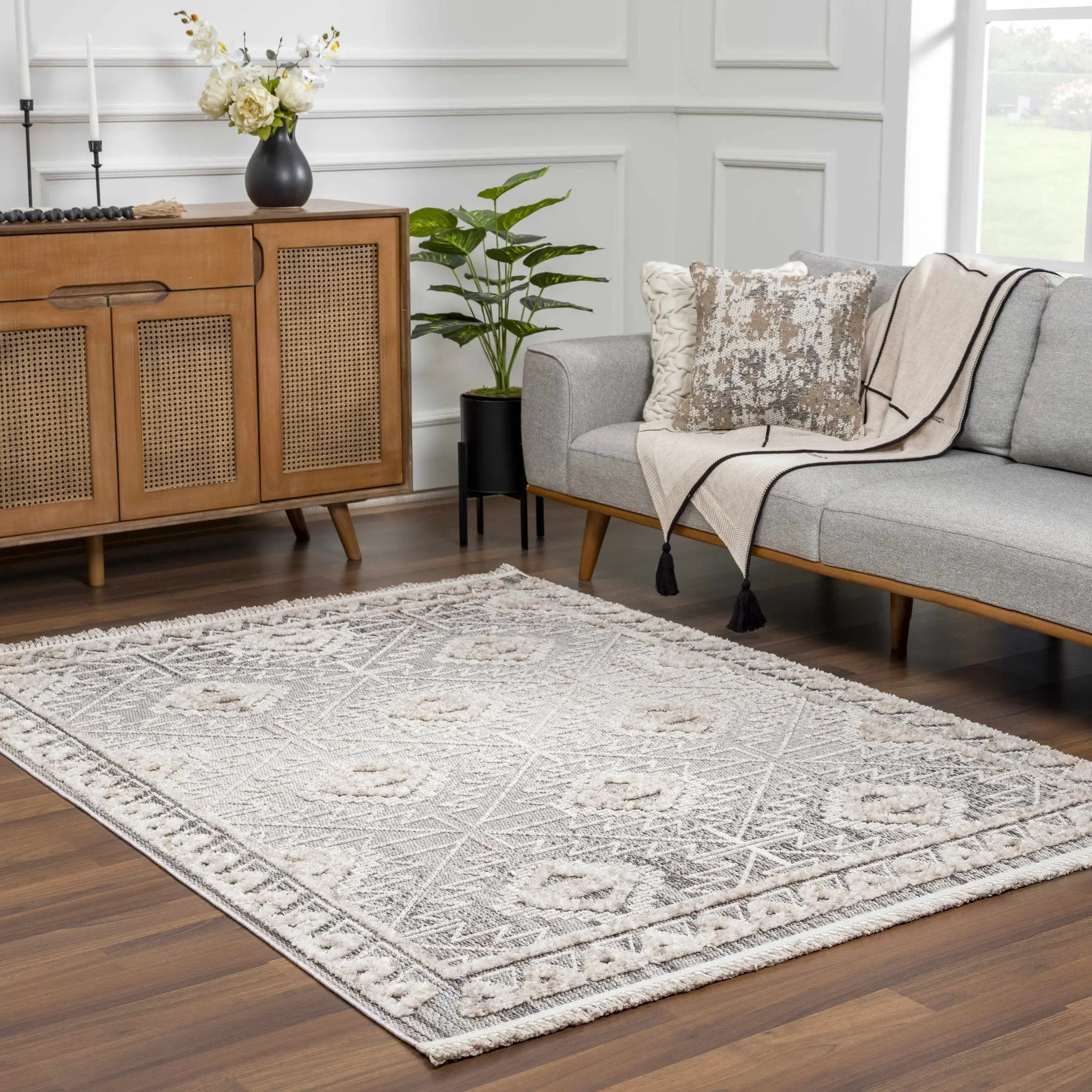 Agoo High-Low Pile Rustic Rug by Boutique Rugs