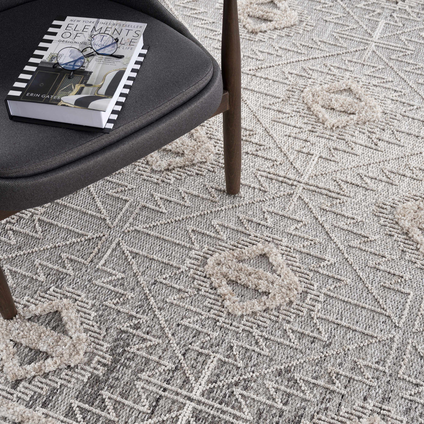Agoo High-Low Pile Rustic Rug by Boutique Rugs
