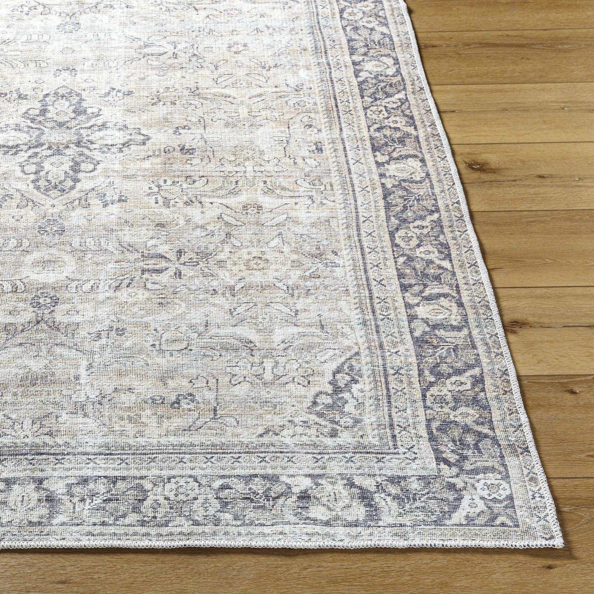 Darling Machine Woven Becki Owens x LIVABLISS BODA-2304 Washable Area Rug by Boutique Rugs