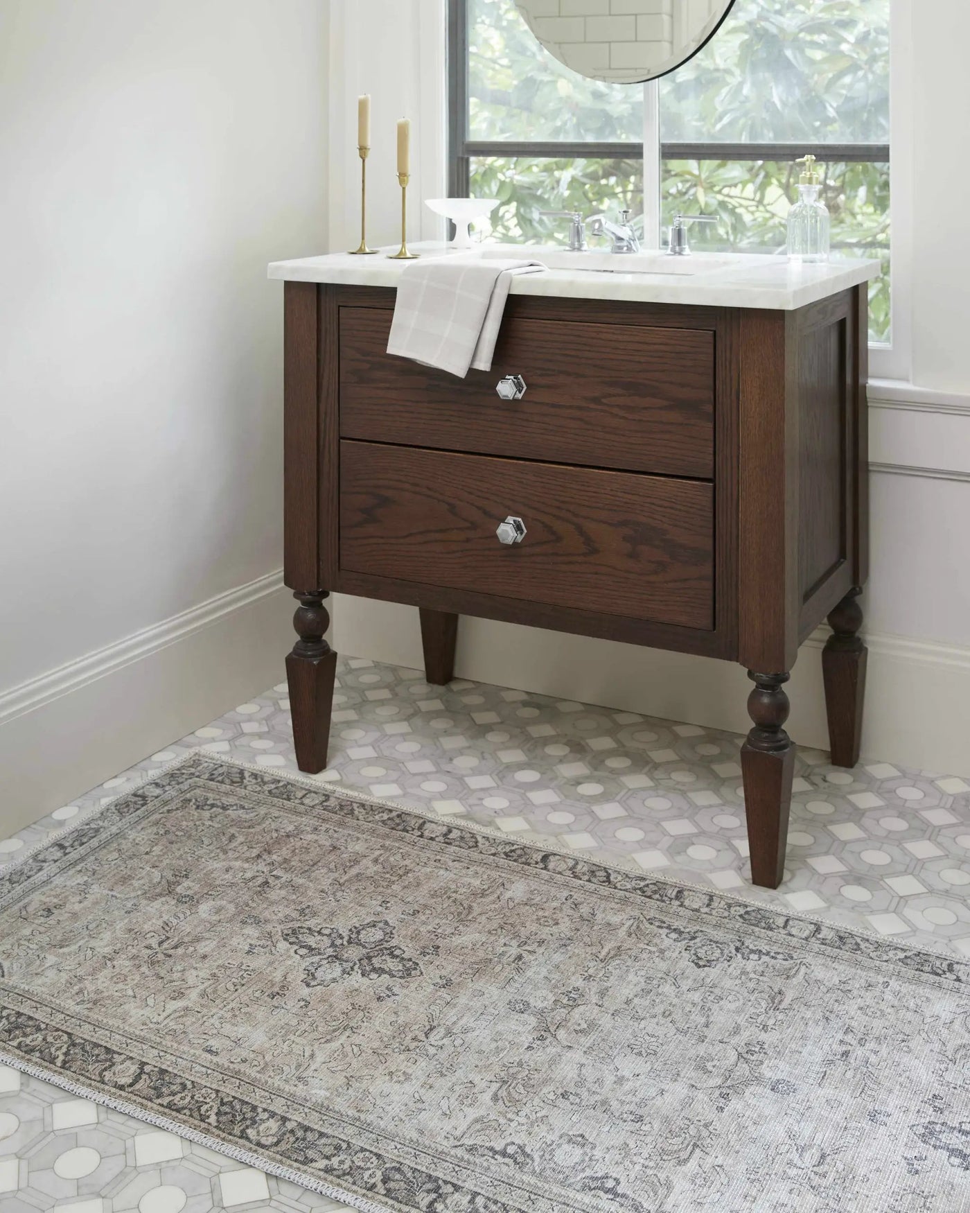 Darling Machine Woven Becki Owens x LIVABLISS BODA-2304 Washable Area Rug by Boutique Rugs