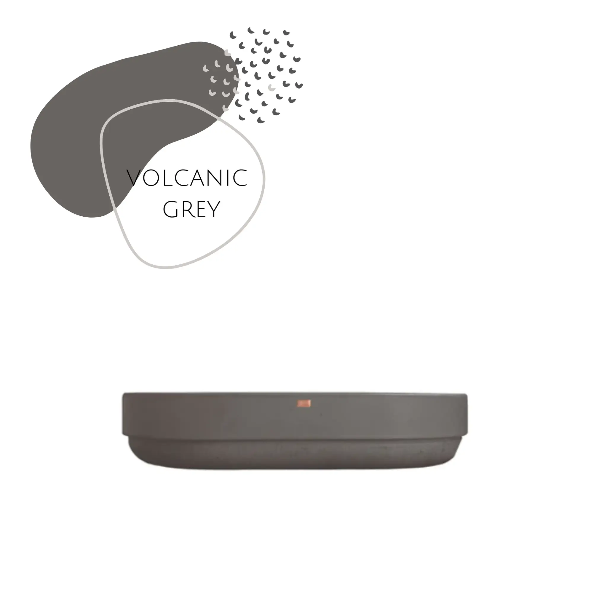 DDALF044 22'' Concrete Oval Drop In Sink - Bathroom by ZEEK