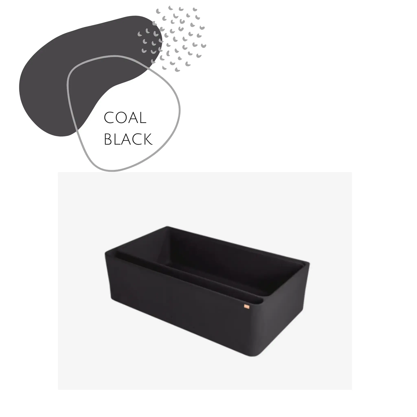 DDALF05 22'' Concrete Rectangular Vessel Sink - Bathroom by ZEEK