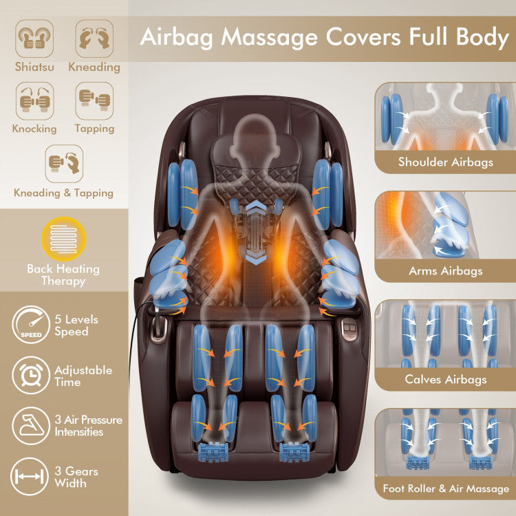 Zero Gravity Full Body Massage Chair with SL Track and Yoga Stretching, photo 4 of 11