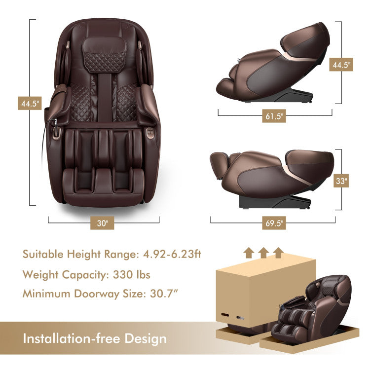 Zero Gravity Full Body Massage Chair with SL Track and Yoga Stretching, photo 5 of 11