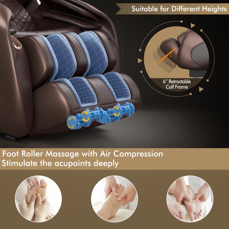 Zero Gravity Full Body Massage Chair with SL Track and Yoga Stretching, photo 9 of 11