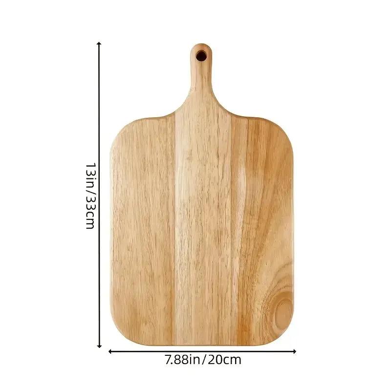 A Solid Wood Cutting Board Designed for Food Preparation, Suitable for Chopping Vegetables, Fruits, And Meats. This Kitchen Board Is Ideal for Cooking in Both Indoor And Outdoor Settings, Easy to Clean by House Of Avana