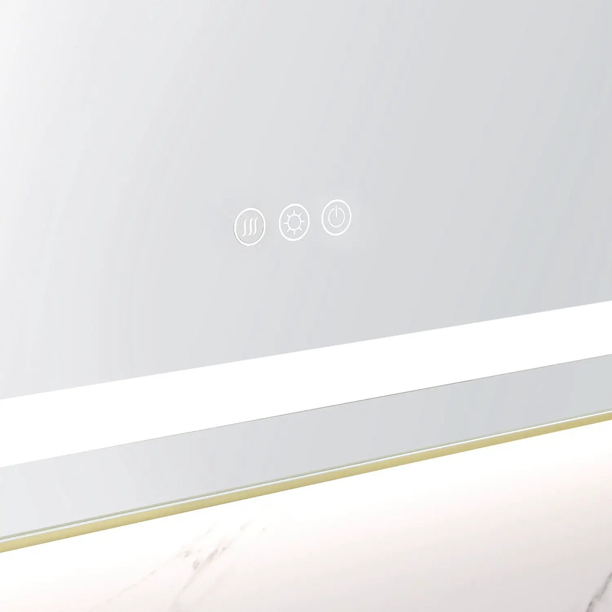 48" x 32" LED Bathroom Mirror with Front and Backlight by HouseOfZazla