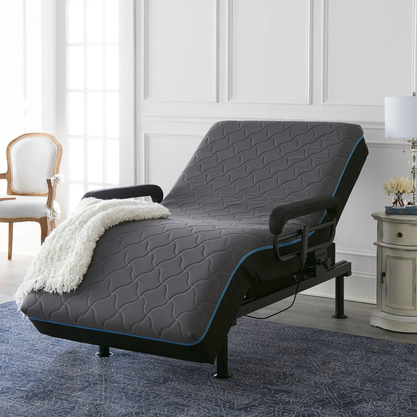 Adjustable Sleep To Stand Bed With Convenient Lift Assist by HouseOfZazla