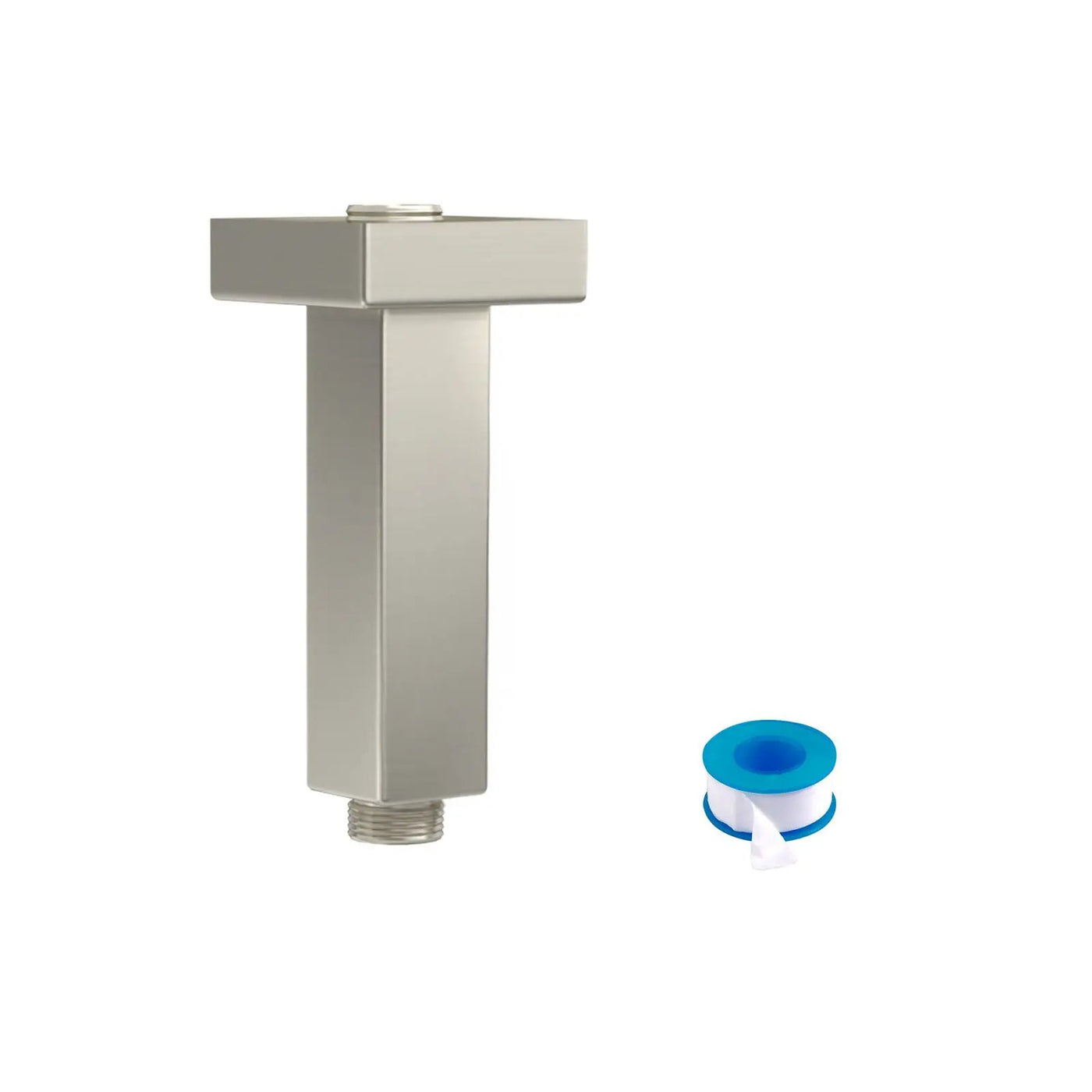 Ceiling Mounted Shower Arm With Flange Stainless Steel by HouseOfZazla