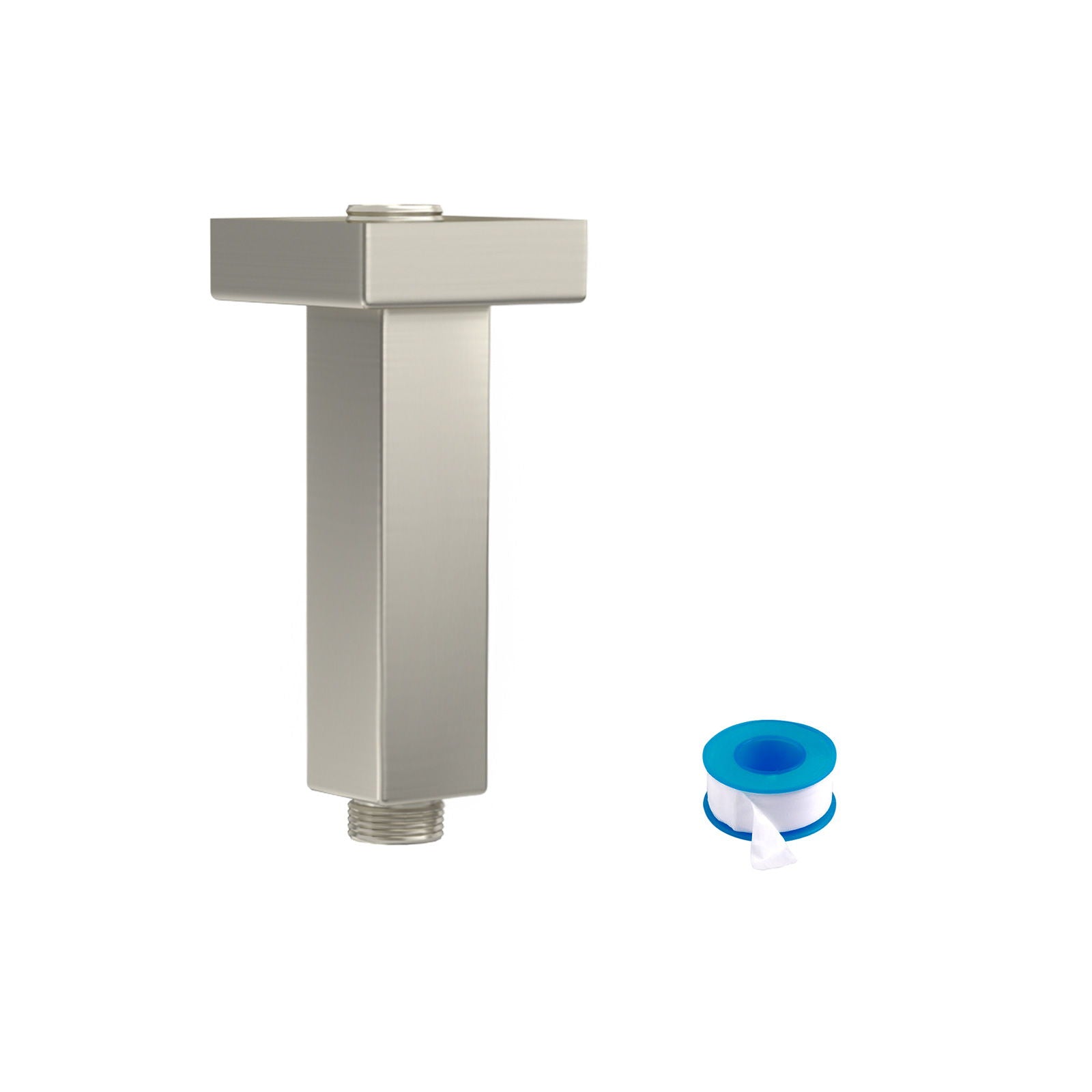 Ceiling Mounted Shower Arm With Flange Stainless Steel by HouseOfZazla