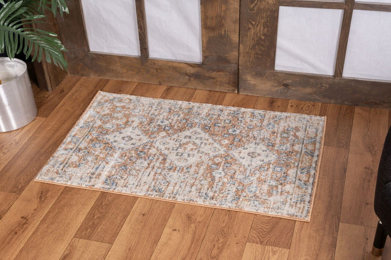 Noble - 5'3" X 7'3" Area Rug - Rust by HouseOfZazla