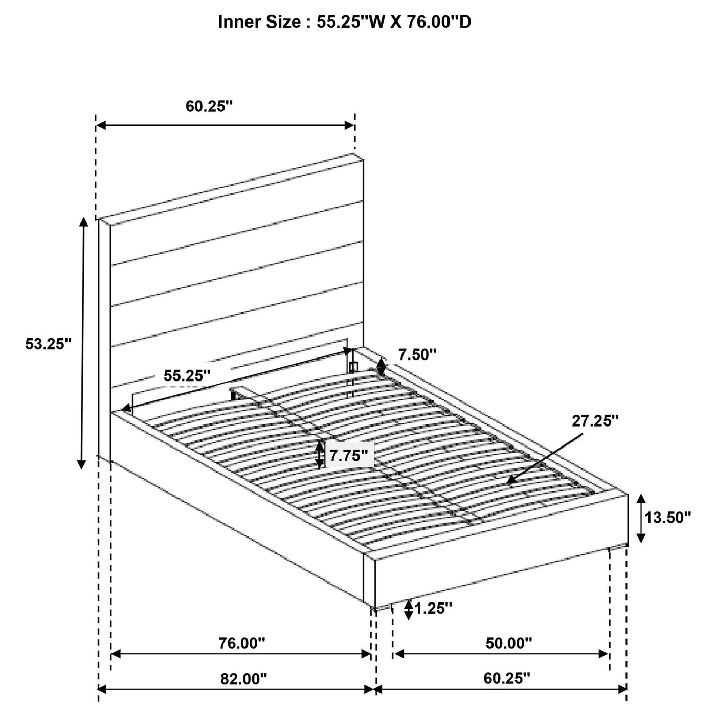 Dulcey - Platform Bed by HouseOfZazla