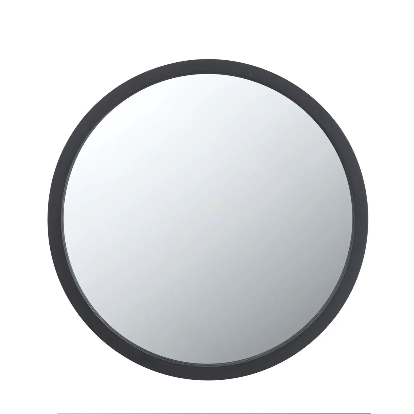 Circle Wall Mirror With Wooden Frame for Living Room by HouseOfZazla