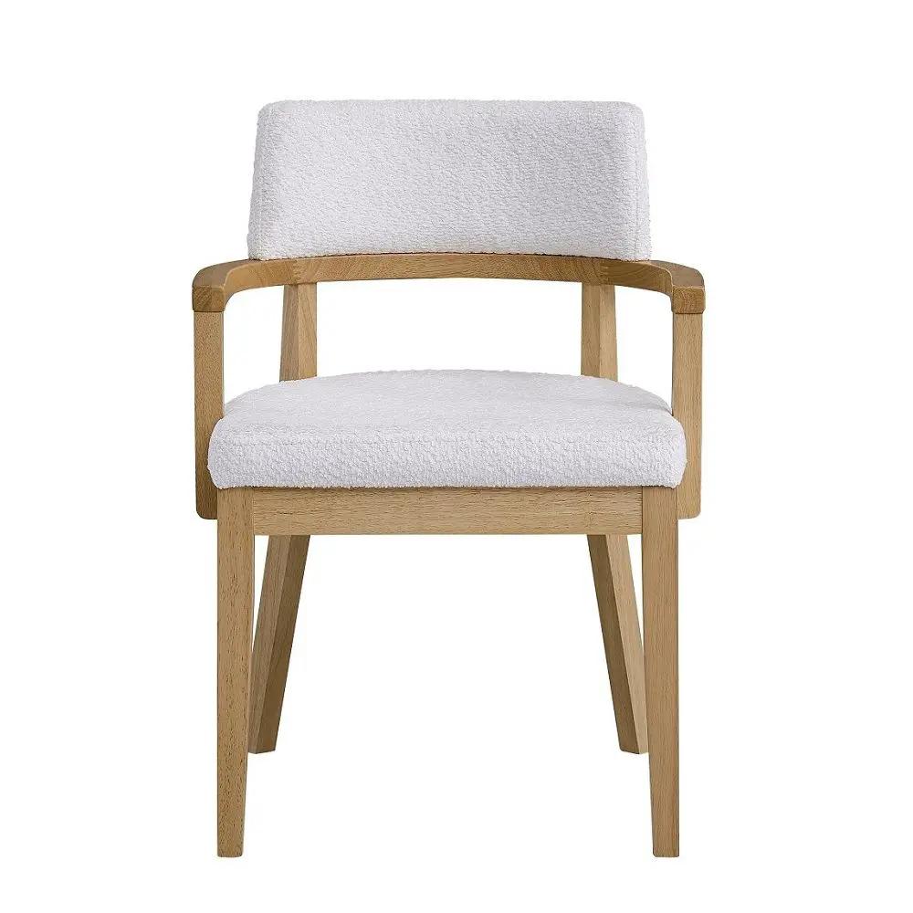 Kasem - Arm Chair (Set of 2) - Gorge Fabric & Oak by Unique Piece Furniture