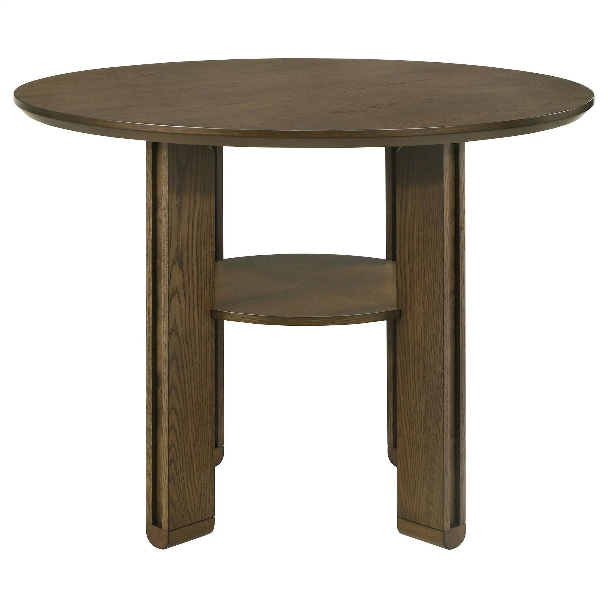 Ottowa 47-inch Round Counter Height Dining Table Brown by Unique Piece Furniture