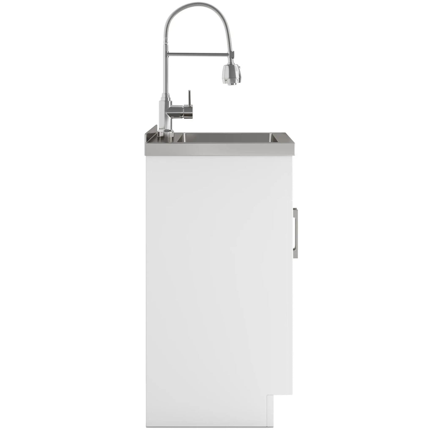 Hennessy - Deluxe Laundry Cabinet With Faucet And Stainless Steel Sink by HouseOfZazla