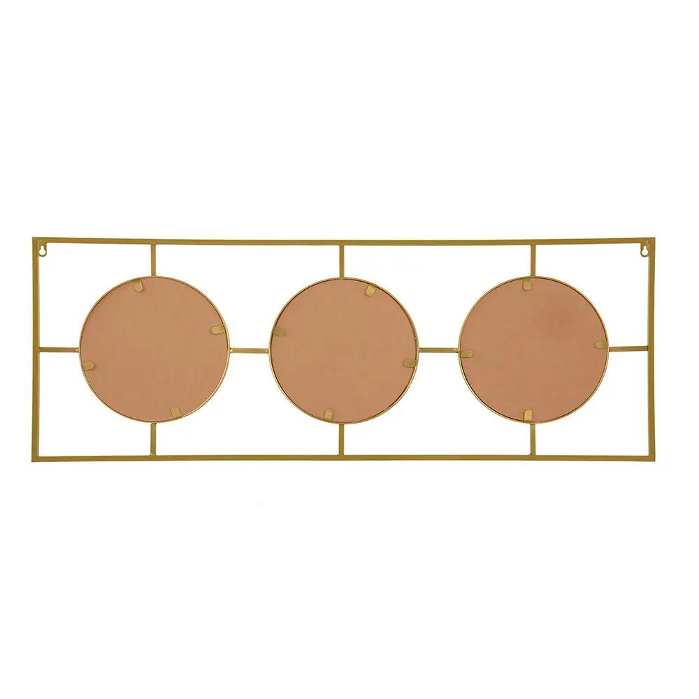 3 Mirror Piece Wall Mirror InRectangular Frame, Home Wall Decor For Bedroom Living Room by HouseOfZazla
