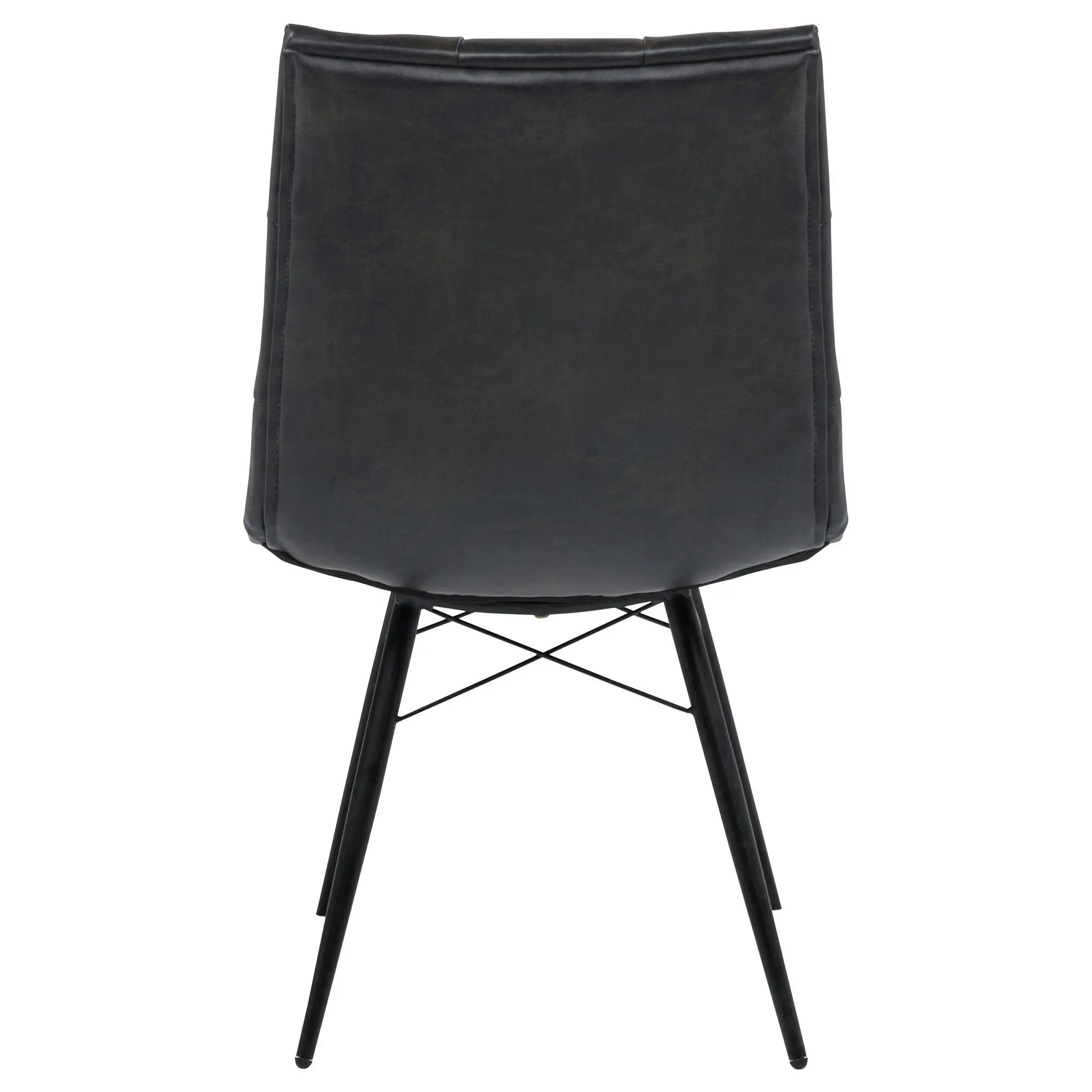 Tufted Back Dining Chairs (Set of 4) - Black