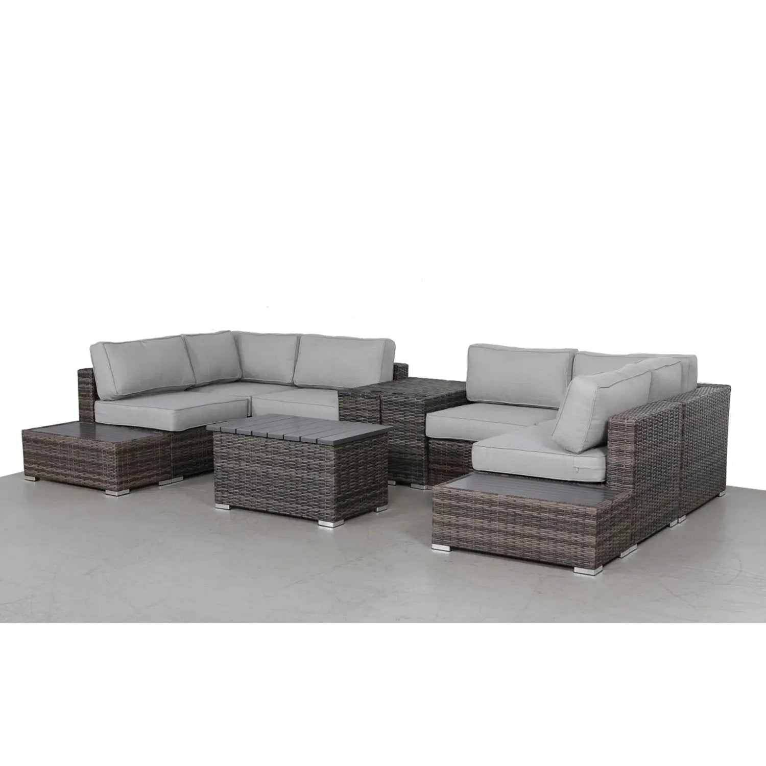 Wicker Sectional Seating Group With Cushions by HouseOfZazla
